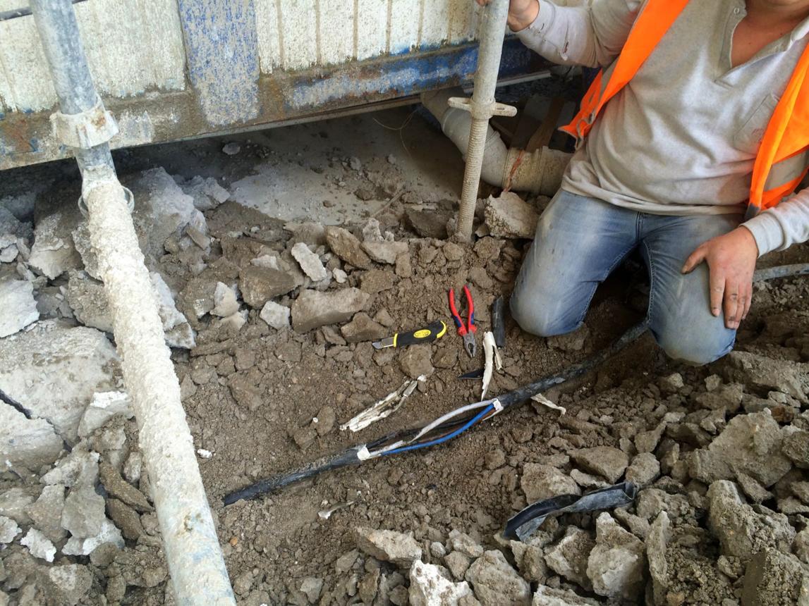 Industrial electrical engineer technician expert team